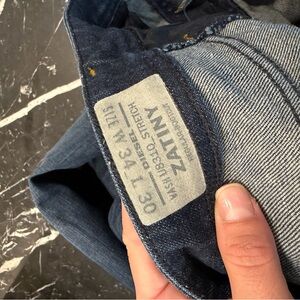 Men’s Dark Blue Skinny Stretch Jeans